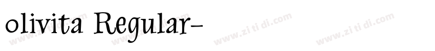 0livita Regular字体转换